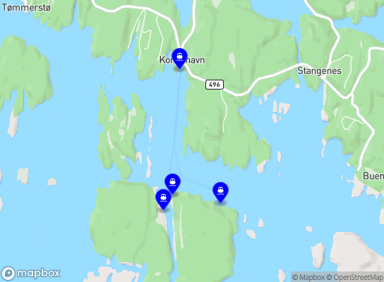 Kongshavn brygge - Vestre Randøya Skippergada