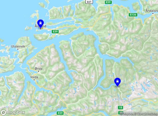 Geiranger - Ålesund rutebilstasjon
