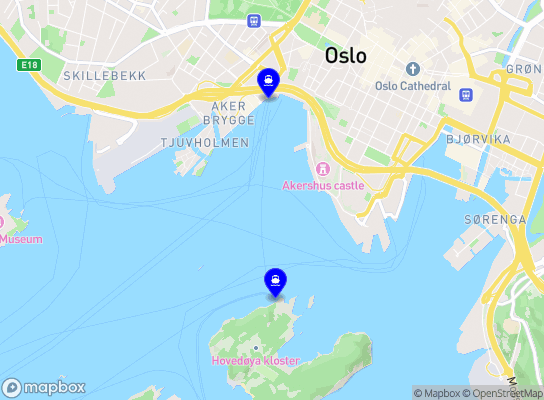 Aker brygge - Hovedøya