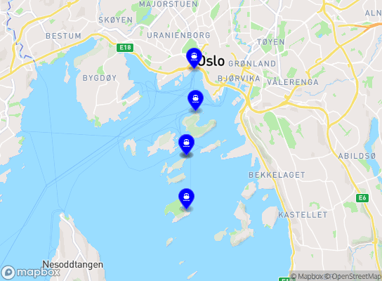 Aker brygge - Langøyene